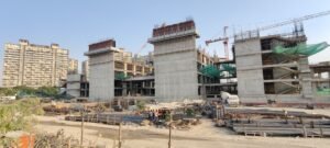 "PCMC Administrative Building Construction in Progress" 